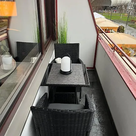 Rheinpanorama Mit Balkon